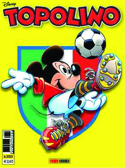 Topolino e la rovesciata Panini, è cover