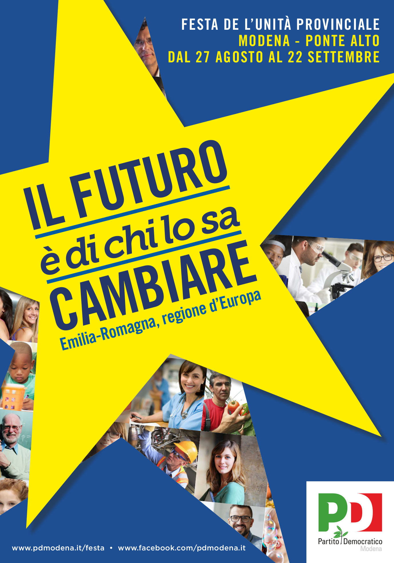 Dal 27 Agosto al 22 Settembre Festa del PD a Modena