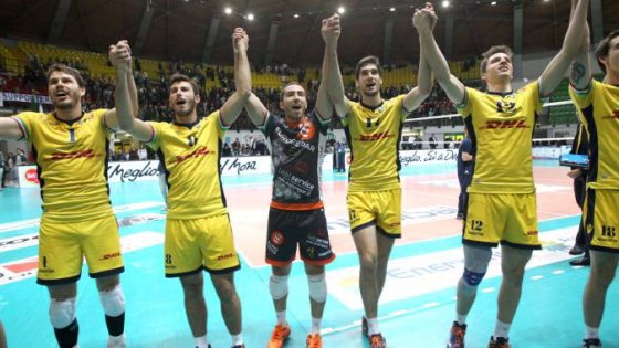 Volley, la Dhl Modena vince in rimonta contro il Romagna 3-1