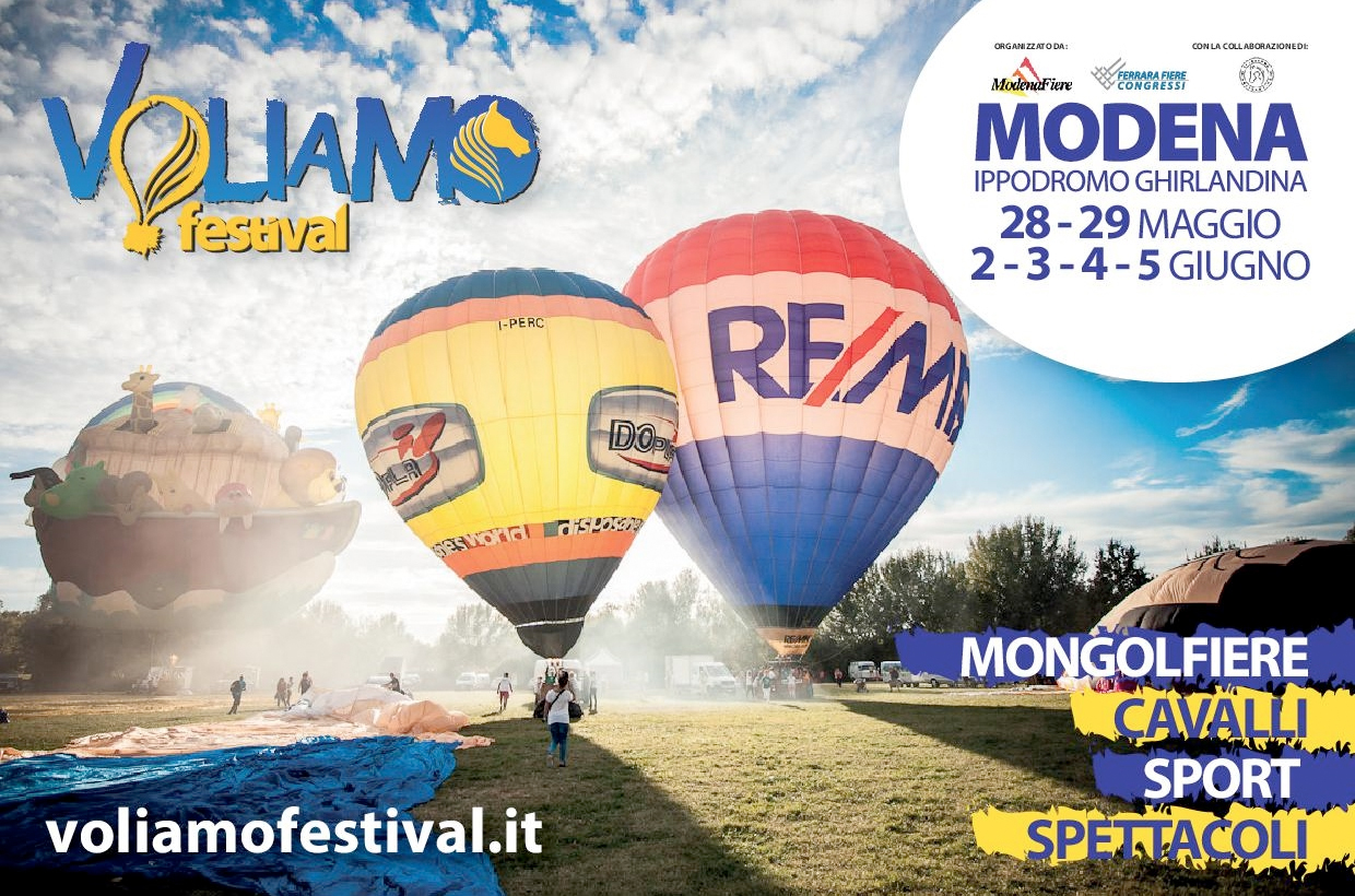 Nuovo evento di mongolfiere e cavalli presso lo storico Ippodromo Ghirlandina.