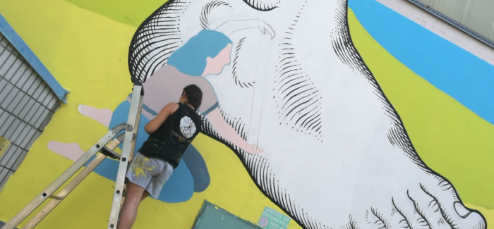 MODENA: UN MURALES ALLA “POLIVALENTE 87 & GINO PINI”
