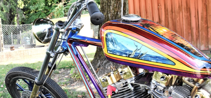 MODENA: UNA RARISSIMA HARLEY DAVIDSON IN MOSTRA ALLE FIERE