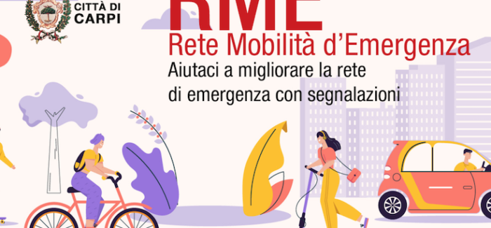 CARPI: ARRIVA UNA APP PER LA MOBILITA’ D’EMERGENZA