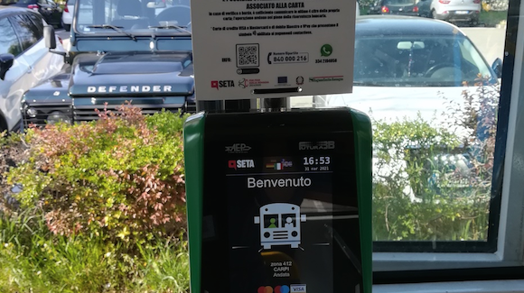 CARPI: SUL BUS LA CONVALIDA DEI BIGLIETTI E’ DIGITALE