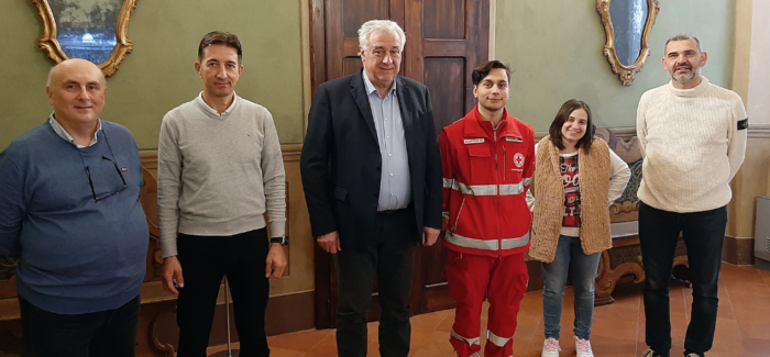 SASSUOLO: IN MUNICIPIO IL GIOVANE VOLONTARIO “EROE”